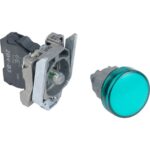 Voyant lumineux vert LED Ø22 24V IP65 XB4BVB3 – Image 4