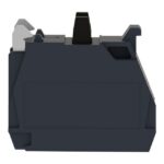 Bloc contact pour bouton poussoir 1F doré Ø22, montage fixation frontale, vue complémentaire 4