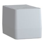 Boîtier vide pour bouton poussoir 1 trou plastique, configuration visible, vue complémentaire 5