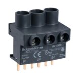 Bornier triphasé pour barres GV2 63A 690V, configuration visible, vue complémentaire 2