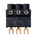 Bornier triphasé pour barres GV2 63A 690V, configuration visible, vue complémentaire 3