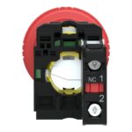 Bouton d'arrêt d'urgence rouge à verrouillage 40 mm XB5AS8442 – Image 5