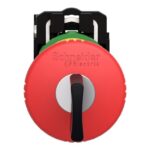 Bouton d'arrêt d'urgence rouge à verrouillage 1NC Ø40 Ø22 – Image 3