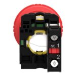 Bouton d'arrêt d'urgence rouge à verrouillage 1NC Ø40 Ø22 – Image 5