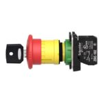 Bouton d'arrêt d'urgence rouge à verrouillage 1NC Ø40 Ø22 – Image 6