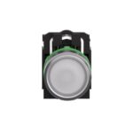 Bouton-poussoir lumineux blanc Ø22 24 V 1O+1F, IP66, vue complémentaire 1
