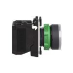 Bouton-poussoir lumineux blanc Ø22 24 V 1O+1F, IP66, vue complémentaire 2