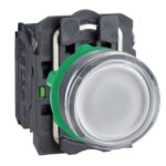 Bouton-poussoir lumineux bleu 24 V 1O+1F XB5AW36B5 – Image 9