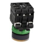 Bouton-poussoir lumineux jaune 24 V 1O+1F XB5AW35B5 – Image 4