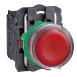 Bouton-poussoir lumineux rouge affleurant 24 V XB5AW34B5 – Image 12