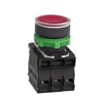 Bouton-poussoir lumineux rouge affleurant 24 V XB5AW34B5 – Image 3