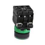 Bouton-poussoir lumineux vert affleurant 240 V XB5AW33M5 – Image 6