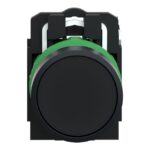 Bouton-poussoir noir affleurant Ø22 1F XB5AA21 – Image 5