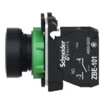 Bouton-poussoir noir affleurant Ø22 1F XB5AA21 – Image 8