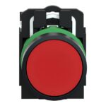 Bouton-poussoir rouge affleurant à impulsion Ø22 XB5AA42 – Image 4