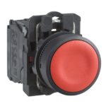 Bouton-poussoir rouge affleurant à impulsion Ø22 XB5AA42 – Image 8
