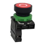 Bouton-poussoir rouge affleurant Ø22 1NO XB5AA4322 – Image 4