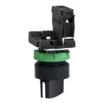 Bouton tournant noir 2 positions Ø22 1F, IP67/IP69K, vue complémentaire 7