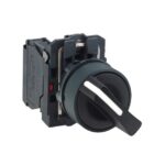 Bouton tournant noir 2 positions Ø22 1F, IP67/IP69K, vue complémentaire 9