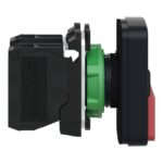 Bouton-poussoir double vert rouge 22 mm, IP67/IP69K, vue complémentaire 3