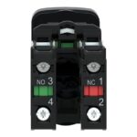 Bouton-poussoir double vert rouge 22 mm, IP67/IP69K, vue complémentaire 4