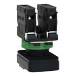 Bouton-poussoir double vert rouge 22 mm, IP67/IP69K, vue complémentaire 6