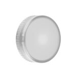 Cabochon lisse blanc pour voyant rond 22 mm, configuration visible, vue complémentaire 6