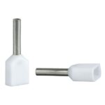 Embout de câble isolé double 0,5 mm², finition blanc, vue complémentaire 1