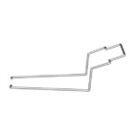 Étrier de maintien métallique pour embase relais RXZ400 – Image 4