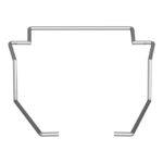 Étrier de maintien métallique pour embase relais RXZ400 – Image 5
