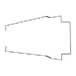 Étrier de maintien métallique pour embase relais RXZ400 – Image 8
