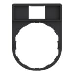 Porte-étiquette standard 30 x 40 mm Ø22 sans étiquette ZBZ32, configuration visible, vue complémentaire 1