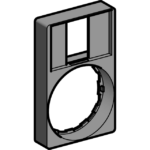 Porte étiquette affleurant 30 x 50 mm Ø 22 mm ZBZ35 – Image 8