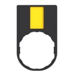 Porte-étiquette standard 30 x 50 mm Ø22 vierge ZBY6102 – Image 4