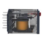 Relais de puissance miniature 2 CO 230 V LED, configuration visible, vue complémentaire 3