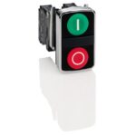 Tête bouton-poussoir double vert rouge Ø22 IP66 ZB4BA7341 – Image 9
