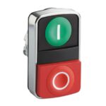 Tête bouton-poussoir double vert rouge Ø22 IP69K ZB4BL7341 – Image 8
