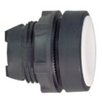 Tête de bouton-poussoir blanche Ø22 mm ZB5AA1 – Image 2