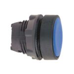 Tête de bouton-poussoir encastré bleu 22 mm ZB5AA6 – Image 2