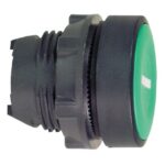 Tête de bouton-poussoir verte Ø22 mm symbole I ZB5AA331 – Image 3