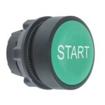 Tête de bouton-poussoir verte START Ø 22 ZB5AA333 – Image 9