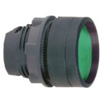 Tête de bouton-poussoir verte Ø 22 mm, vue complémentaire 1