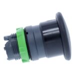 Tête de bouton-poussoir noir Ø40 Ø22 ZB5AC2 – Image 3