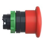 Tête bouton-poussoir champignon rouge Ø40 Ø22 ZB5AC4 – Image 5