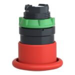 Tête bouton-poussoir champignon rouge Ø40 Ø22 ZB5AC4 – Image 8