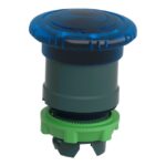 Tête bouton-poussoir lumineuse bleue Ø40 Ø22 ZB5AW763 – Image 3