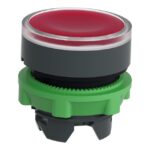 Tête bouton-poussoir lumineux rouge Ø22 ZB5AW343 – Image 3