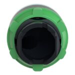 Tête bouton-poussoir lumineux verte Ø 22 mm, configuration visible, vue complémentaire 5