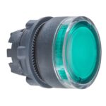 Tête bouton-poussoir lumineux verte Ø 22, vue complémentaire 7