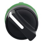 Tête pour bouton tournant 2 positions Ø22 noir ZB5AD4 – Image 4